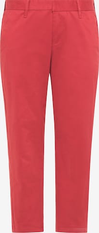 DreiMaster Maritim Slim fit Pants in Red: front