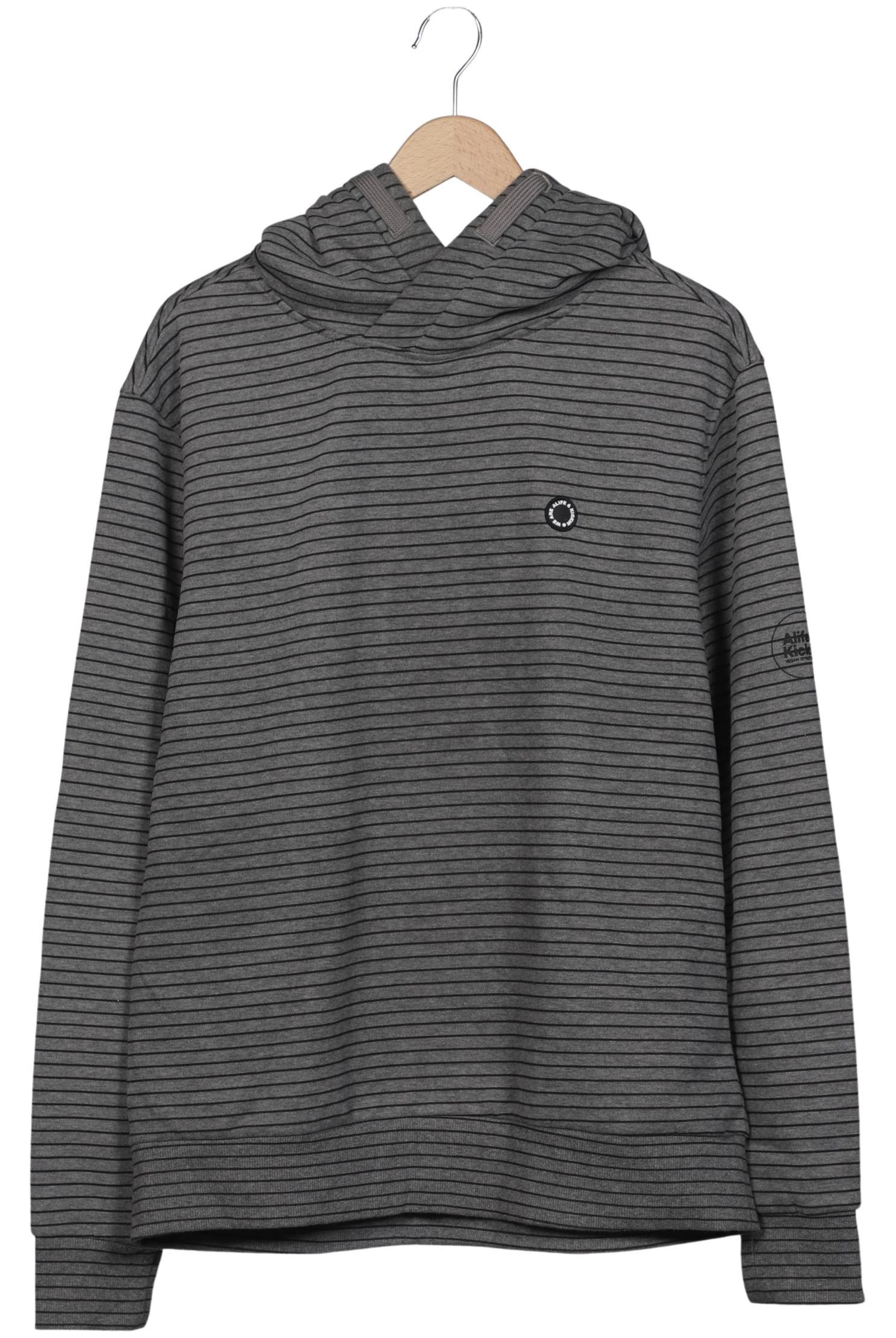 alife & kickin Sweatshirt & Zip-Up Hoodie in L in Grey: front