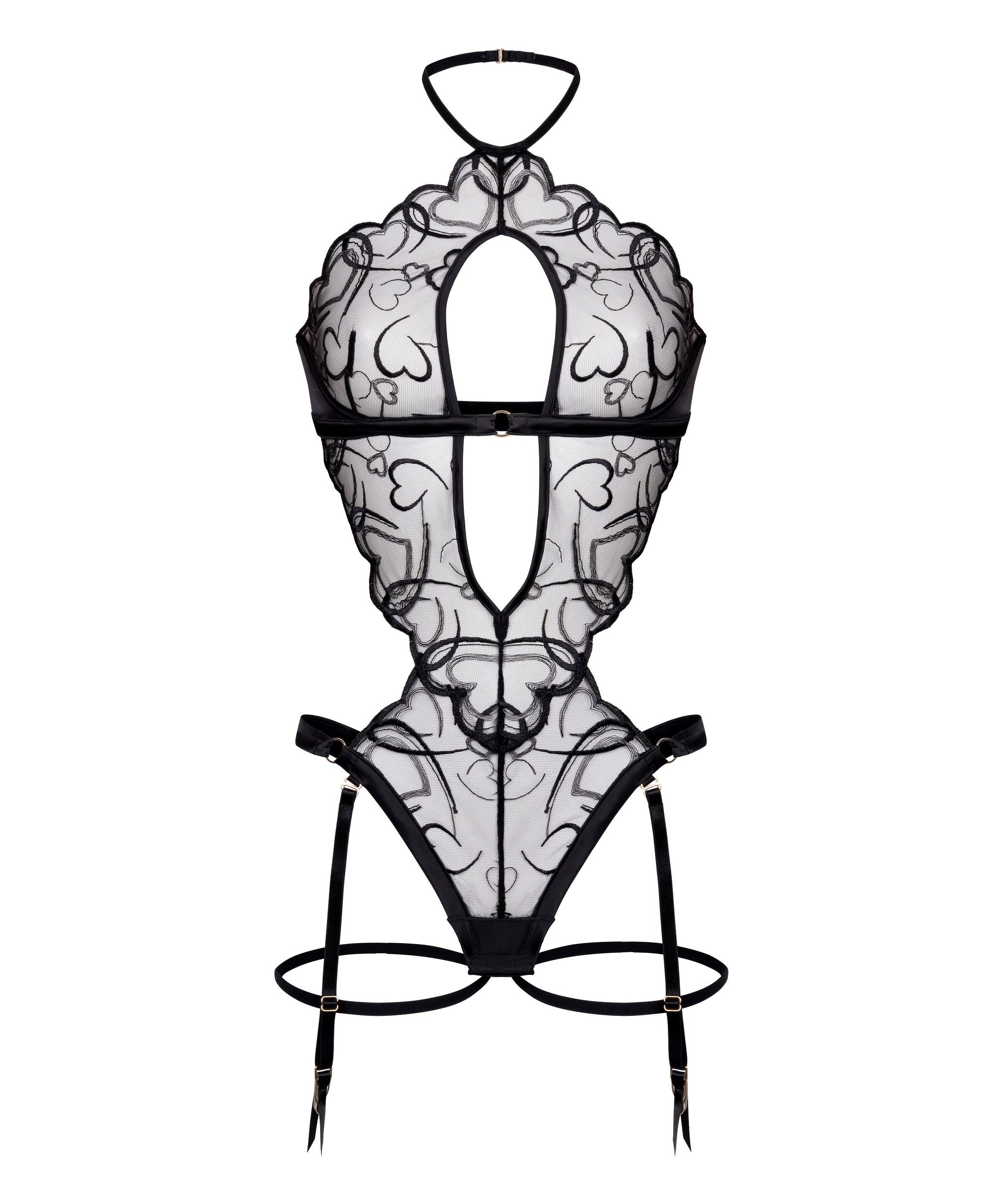 Body Hunkemöller en noir : devant