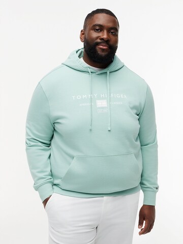 Sweat-shirt 'Brand Love' Tommy Hilfiger Big & Tall en vert : devant