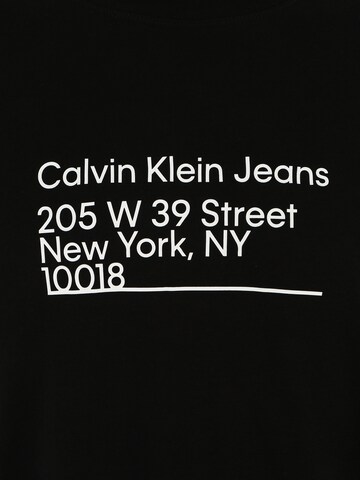 Calvin Klein Jeans Plus T-Shirt in Schwarz