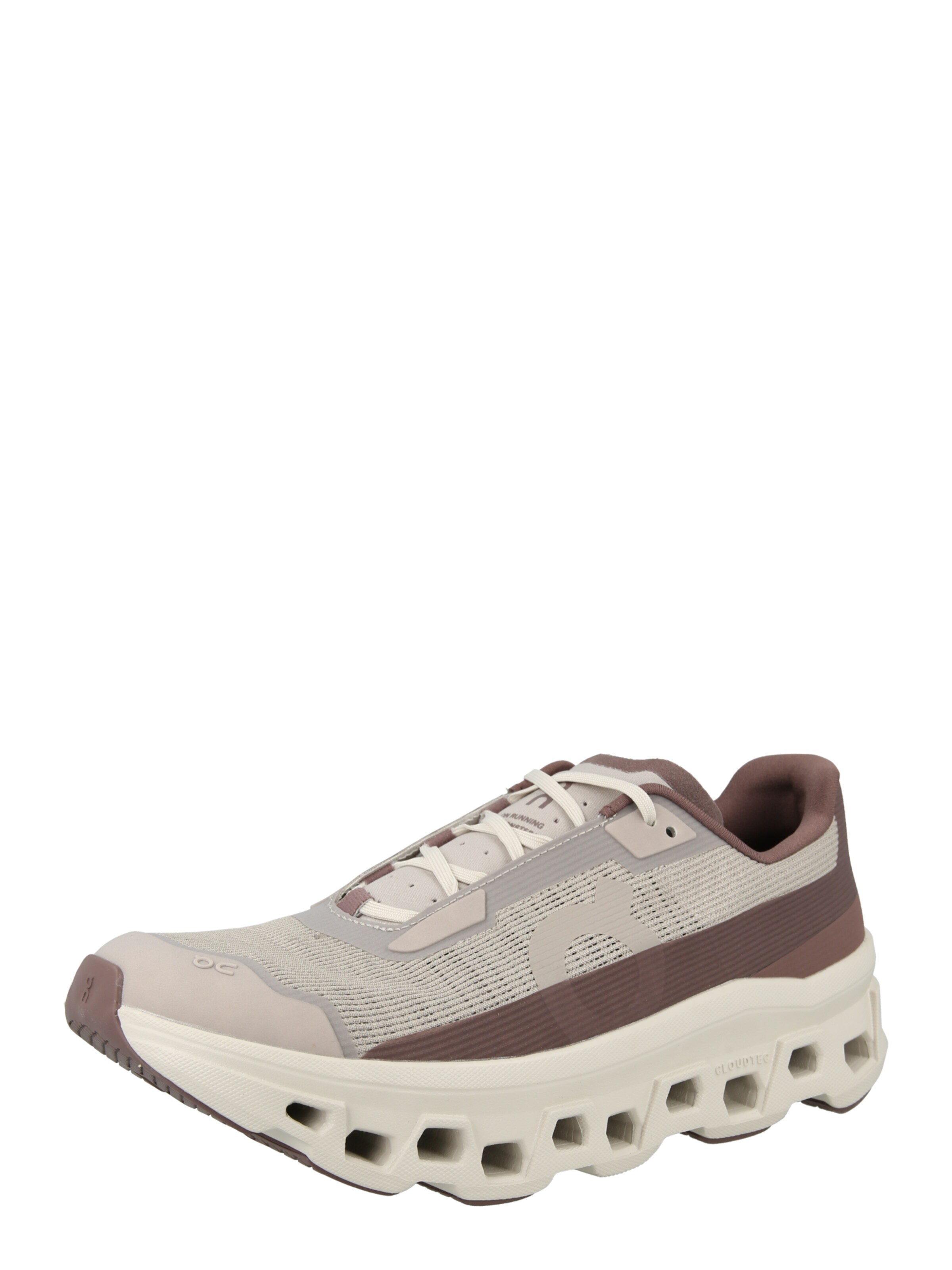 On Chaussure de course 'Cloudmonster Void' en beige / marron / gris, Vue avec produit