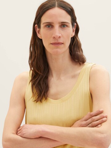 TOM TAILOR Top in Gelb