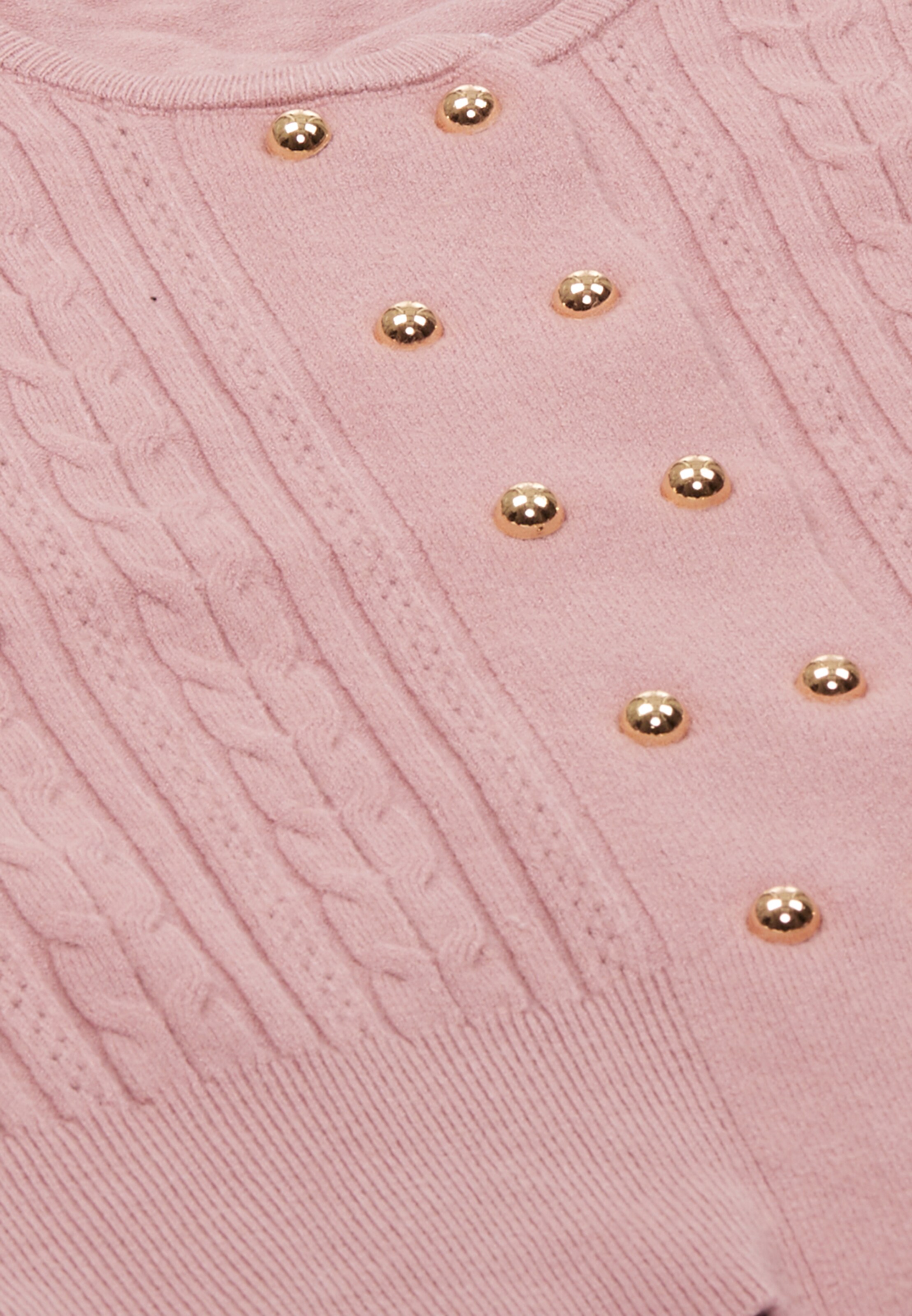 NAEMI Pletena jopa | roza barva