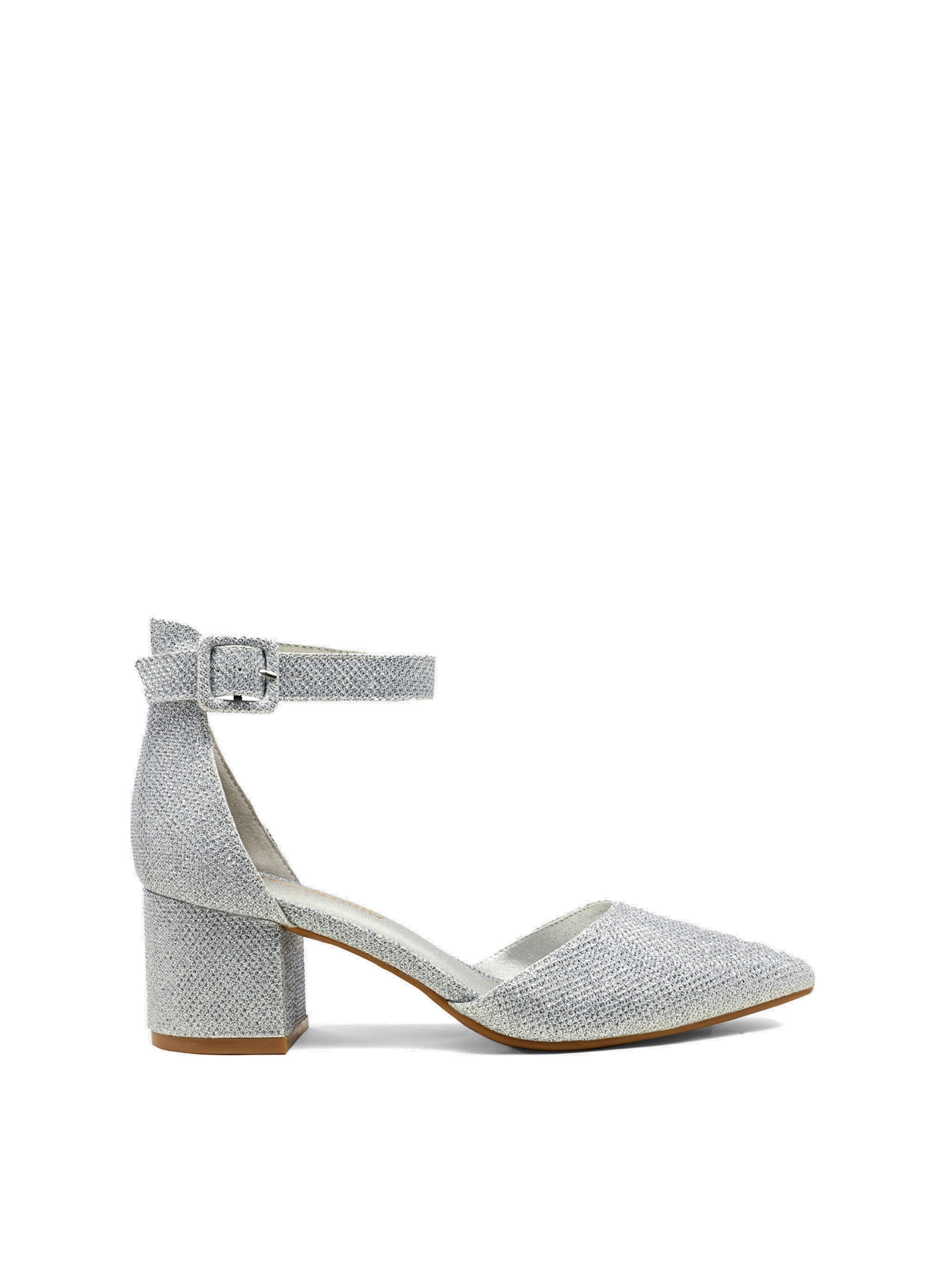 Dream Pairs Pumps 'DREAM PAIRS Hochzeitsschuhe Damen Spangenpumps' in Silver