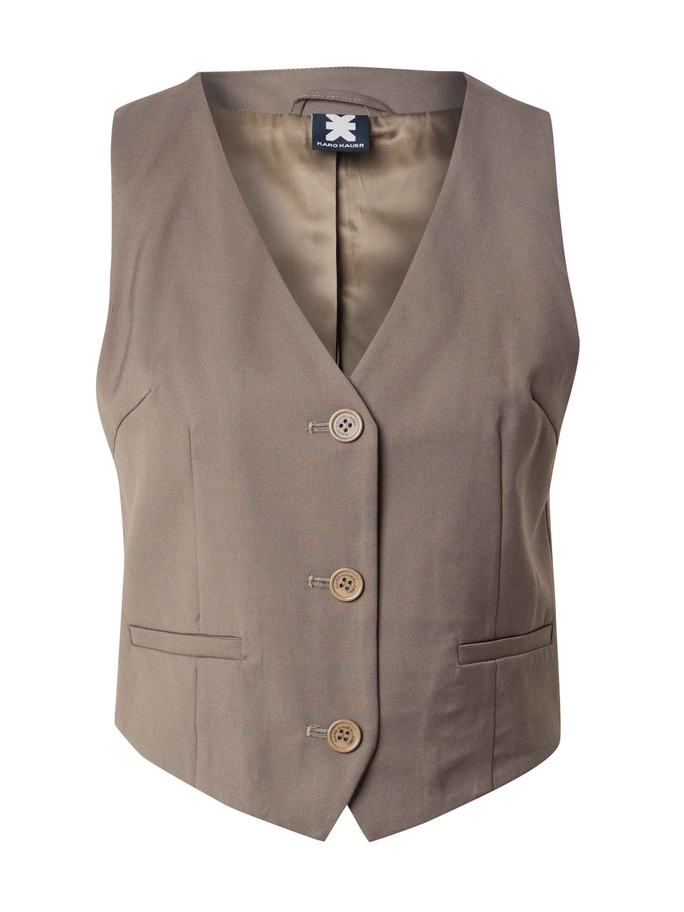 Karo Kauer Vesta k obleku - Zelená: predná strana