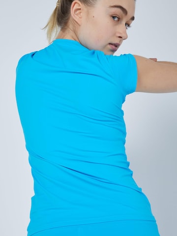 SPORTKIND Performance shirt 'V-Neck' in Blue