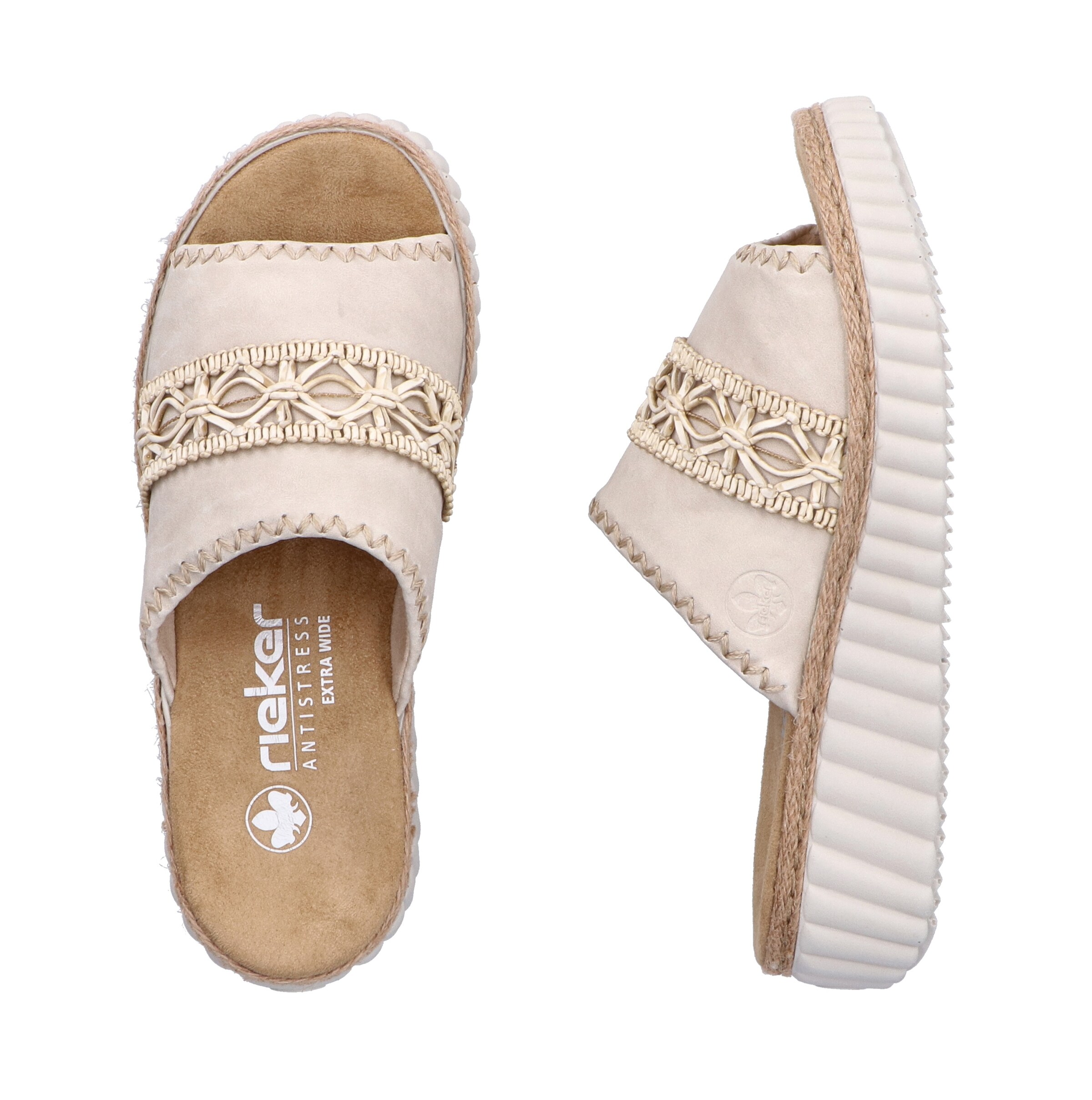 Mule Rieker en beige