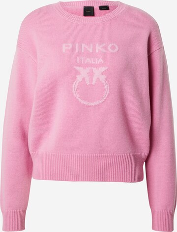 rozā PINKO Sportisks džemperis 'Maglia': no priekšpuses