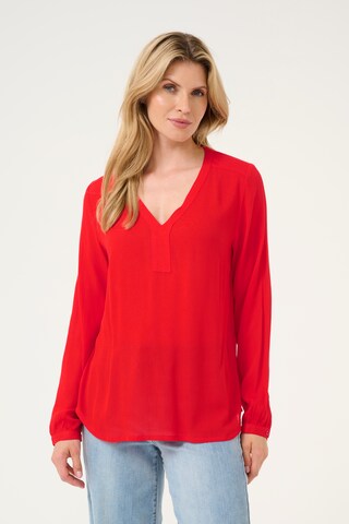 Kaffe Halenka 'Amber' – červená: přední strana