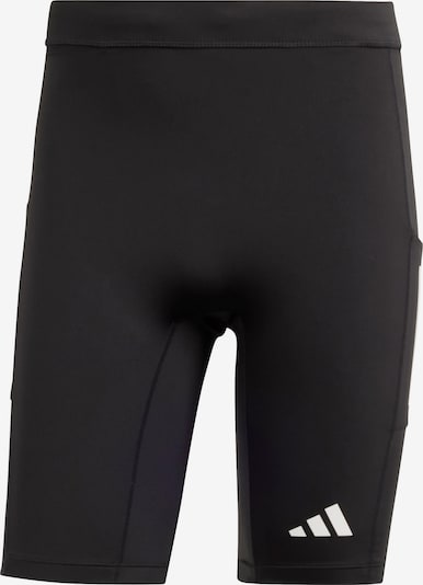 ADIDAS PERFORMANCE Workout Pants 'OWN THE RUN' in Black / White, Item view