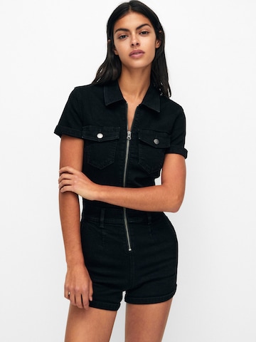 Pull&Bear Jumpsuit i svart: framsida