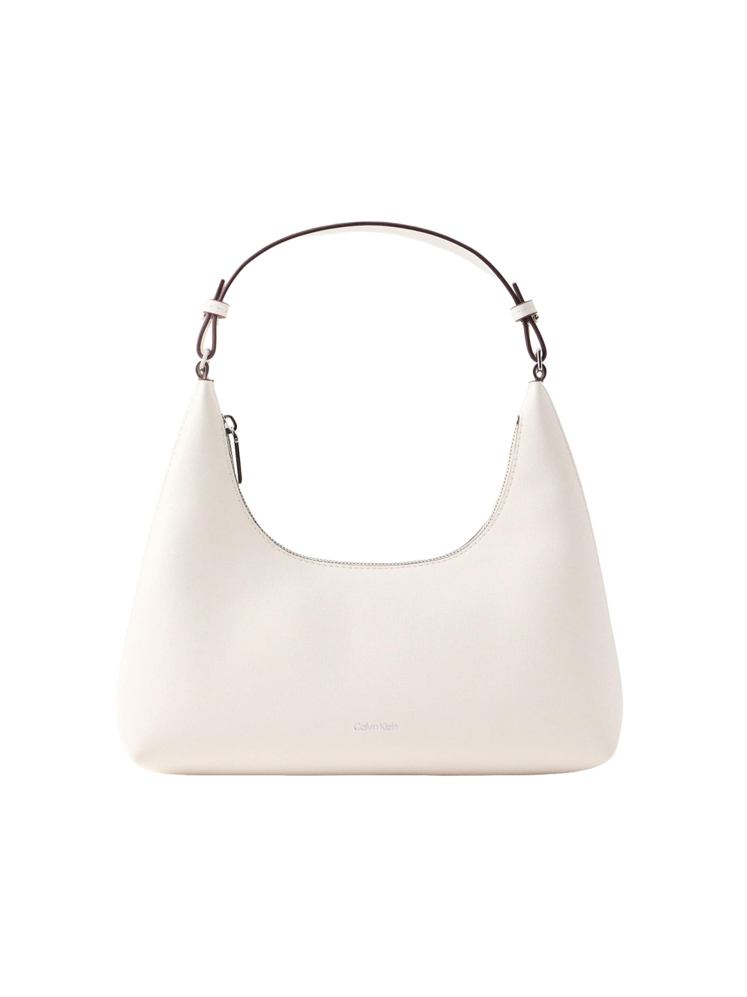 Calvin Klein Schultertasche in Weiß: Vorderseite