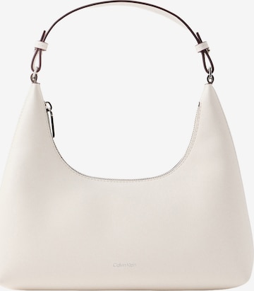 Calvin Klein Schultertasche in Weiß: Vorderseite
