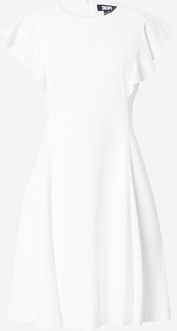 DKNY Sukienka koktajlowa w kolorze biały: przód
