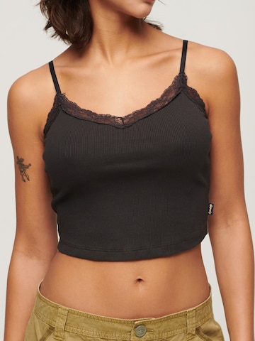 Superdry Top 'Essentials' - fekete