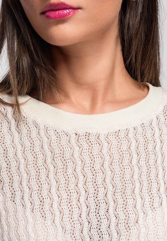 Ombre Bluse in Beige