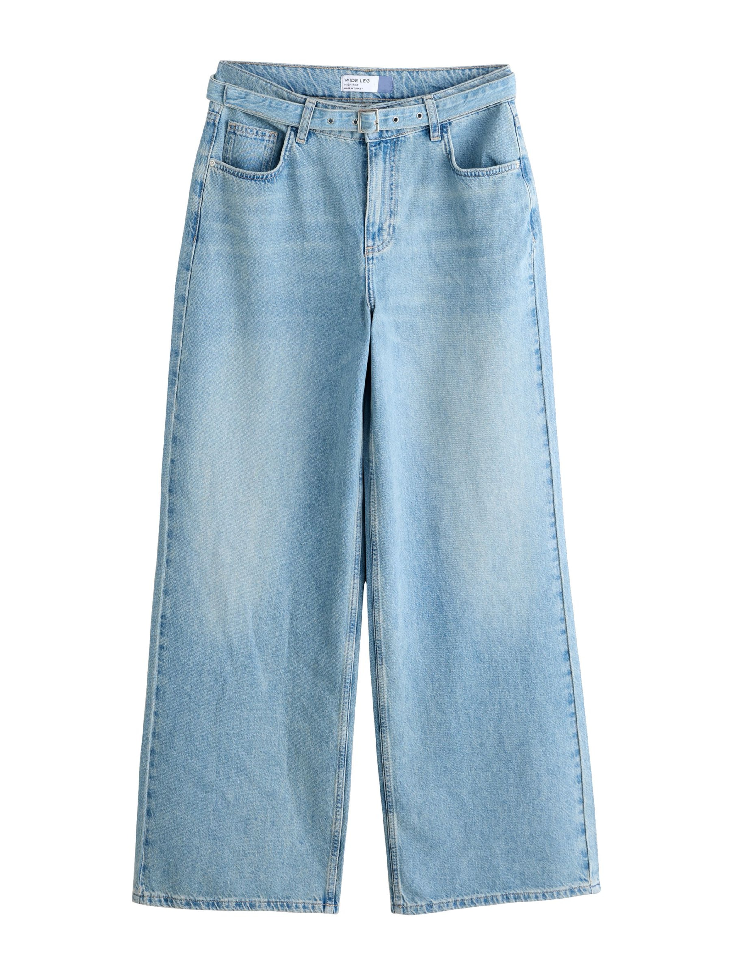 mėlyna Next Laisvas Džinsai: priekis