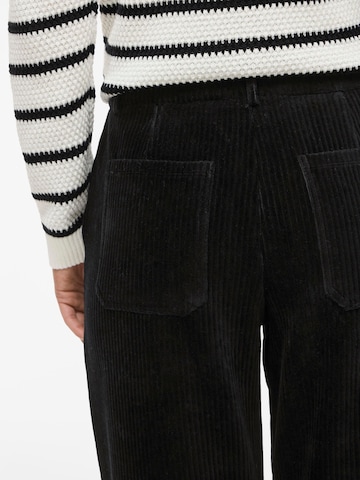 VILA Regular Trousers in Black