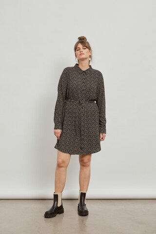 ICHI Shirt Dress in Black