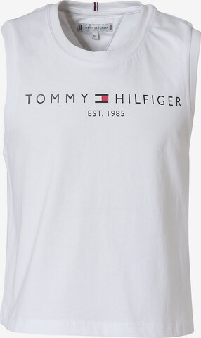 Top di TOMMY HILFIGER in bianco: frontale