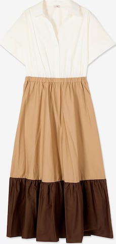 Robe oltre en marron : devant