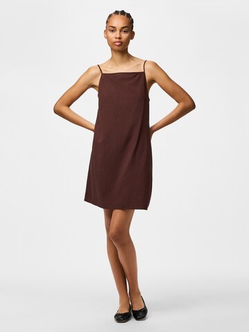 PIECES Summer Dress 'PCPiva' in Brown: front