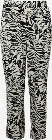 Wide Leg Pantalon 'ILONA' Vero Moda Curve en beige : devant