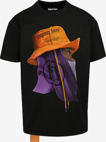 Forgotten Faces - Camiseta 'Head Gear' en negro: frente