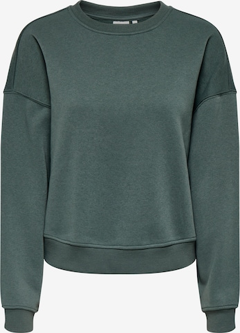 ONLYSweater majica 'ONLBEST' - zelena boja: prednji dio