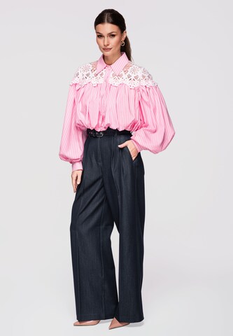 Ombre Bluse in Pink