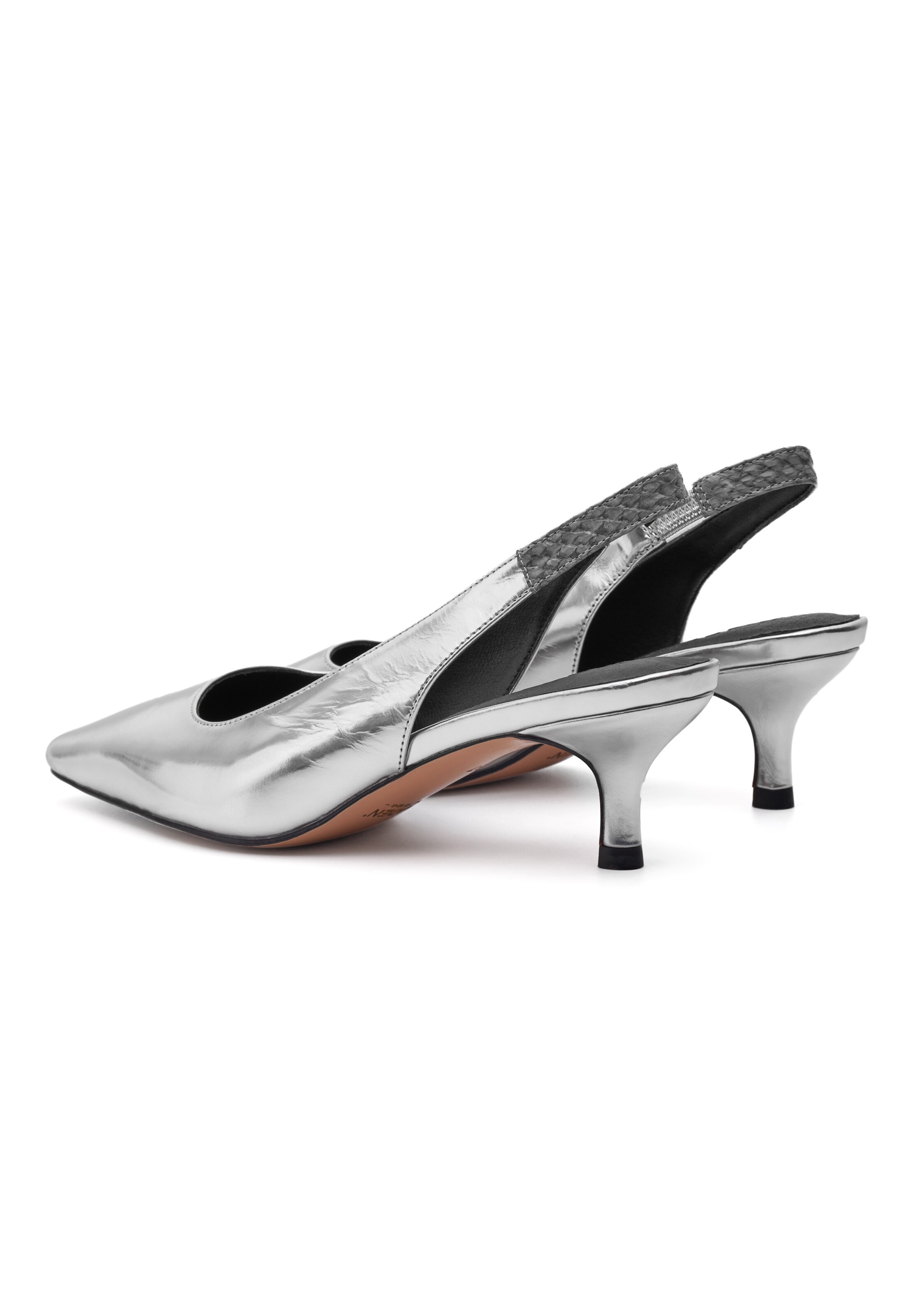 WODEN Slingback pumps 'Maxine' in Silver