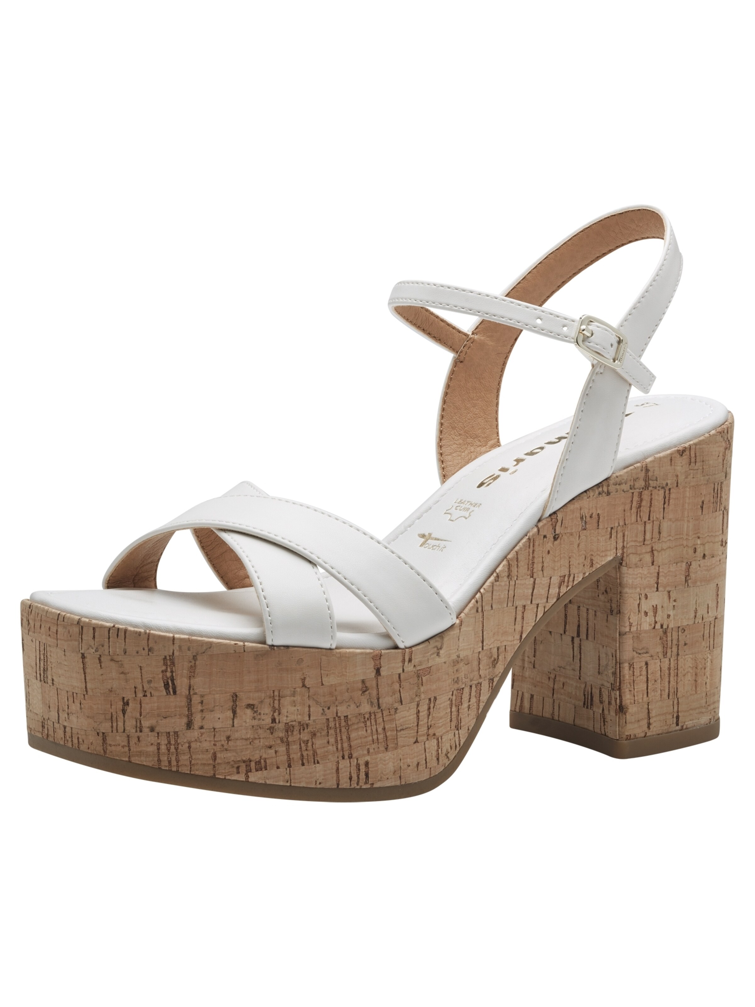 Tamaris Strap Sandals in White, Item view