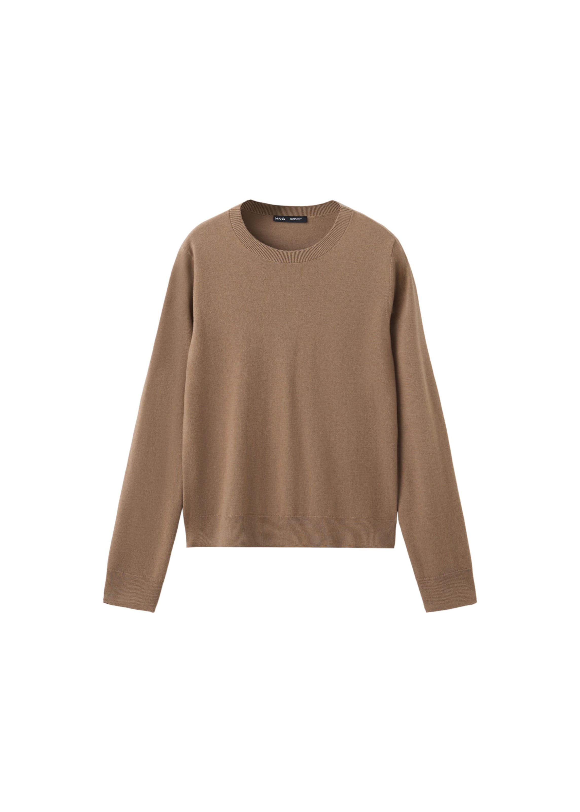 Pull-over 'LUCCA' MANGO en marron : devant