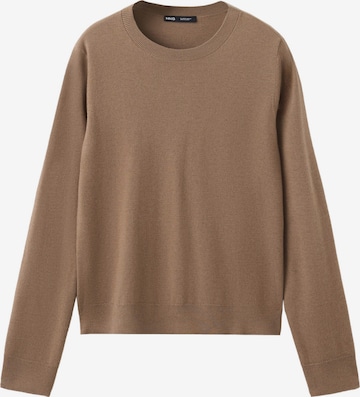 Pull-over 'LUCCA' MANGO en marron : devant
