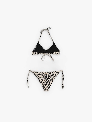 Bikini 'Zebra' Scalpers en noir