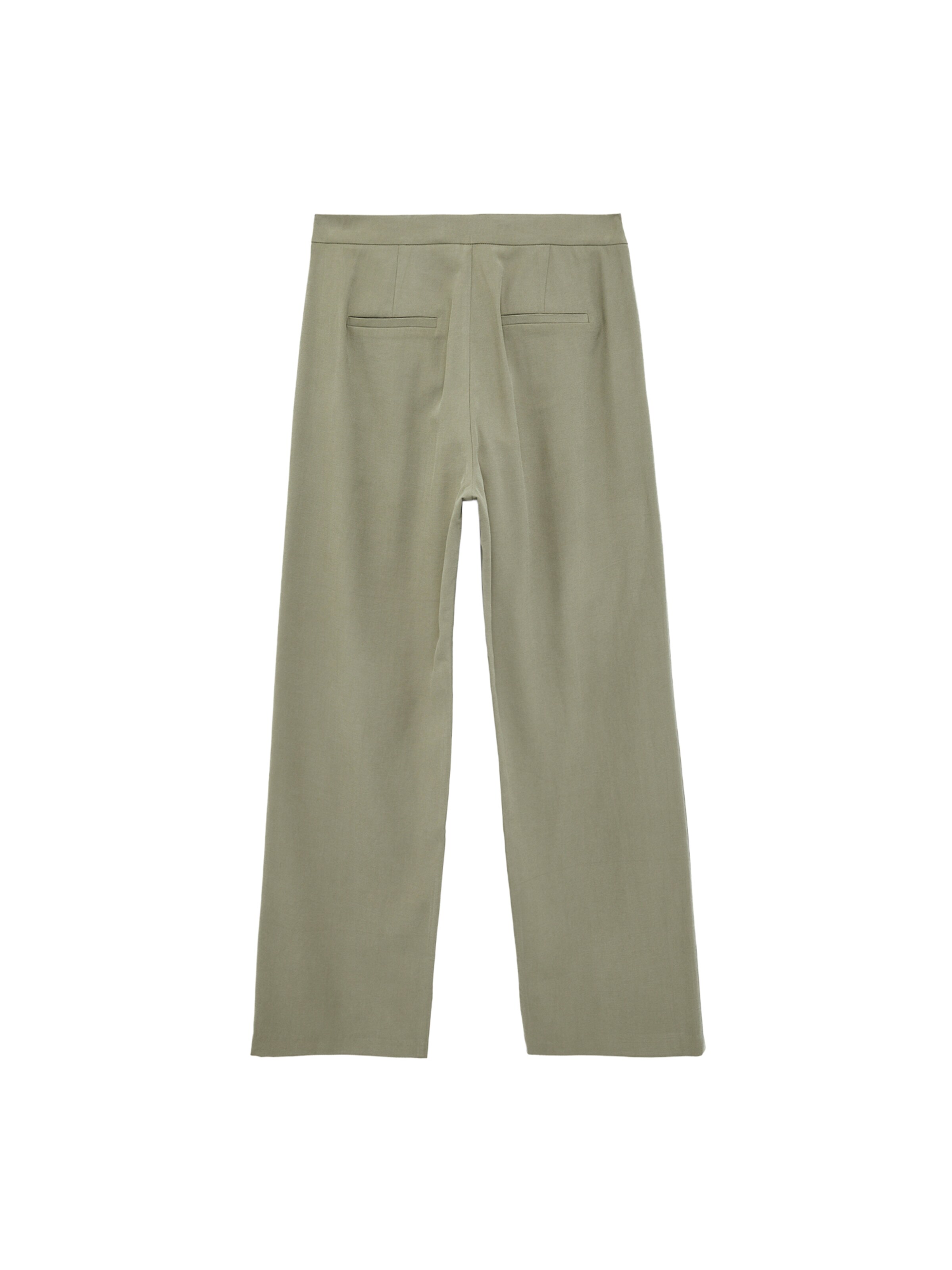 Koton Wide leg Pleat-front trousers in Green