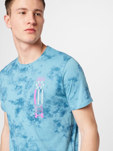 T-Shirt fonctionnel 'RUN ANYWHERE' UNDER ARMOUR en bleu