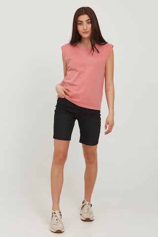 b.young Skinny Shorts in Rot