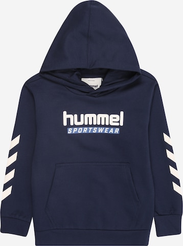 Hummel Sports sweatshirt in Blue: front