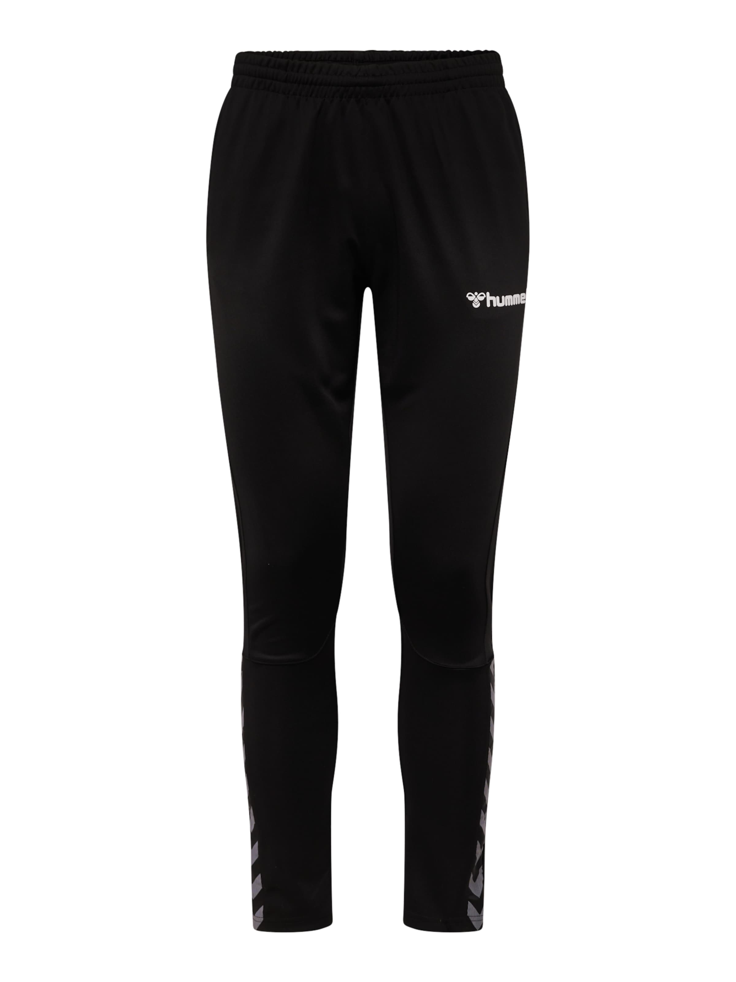 Hummel Tapered Sporthose 'Authentic' in Schwarz: Vorderseite