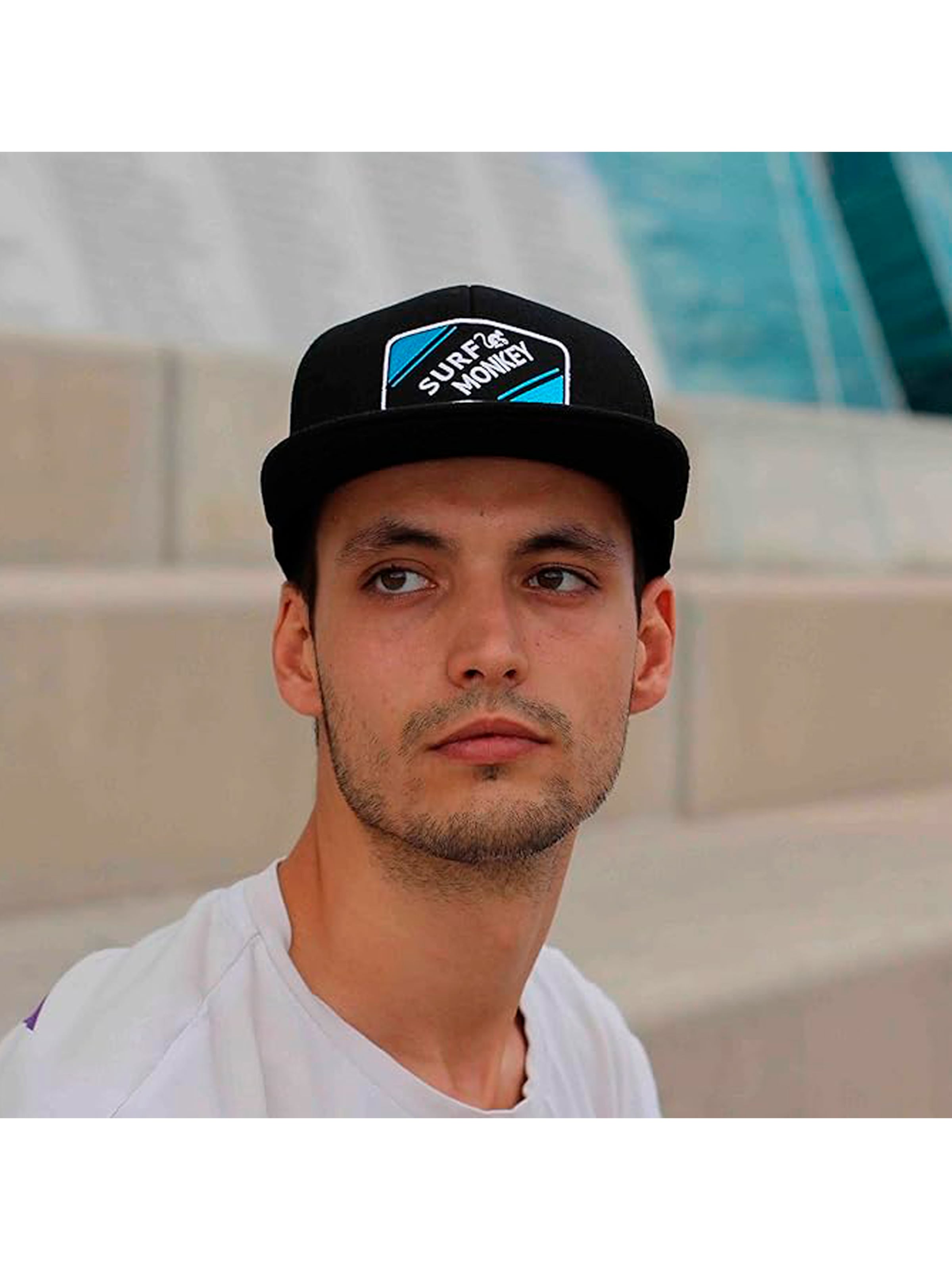 Surf Monkey Sports cap in Black