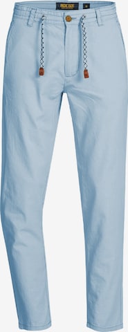 INDICODE JEANS Chino 'Veneto' in Blauw: voorkant