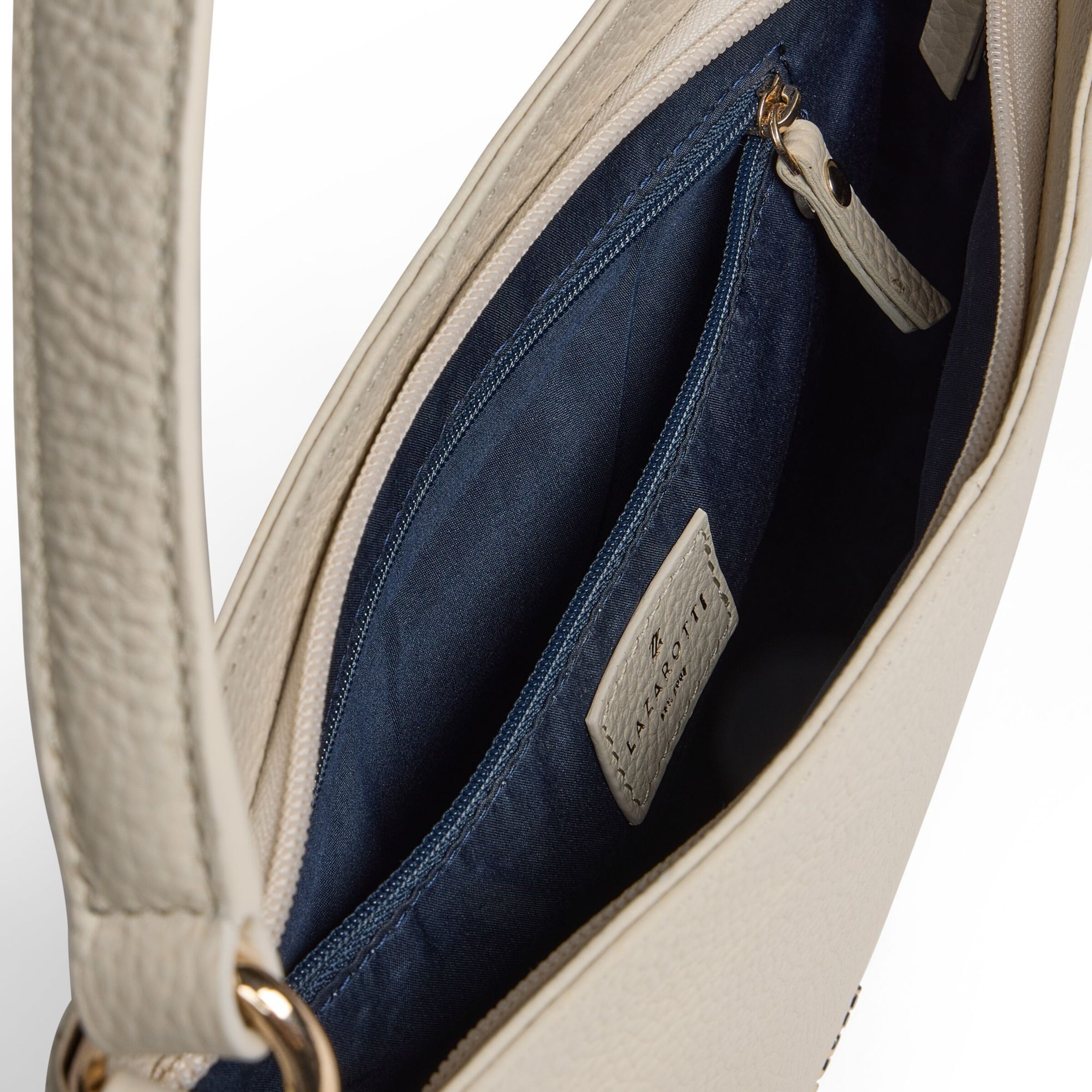 Sac bandoulière 'Bologna' Lazarotti en blanc