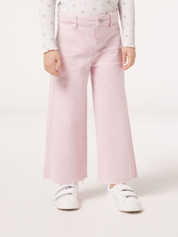 CALZEDONIA Wide Leg Jeans in Pink: predná strana