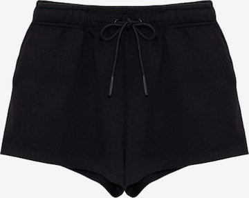 Loosefit Pantalon No Matter What en noir : devant