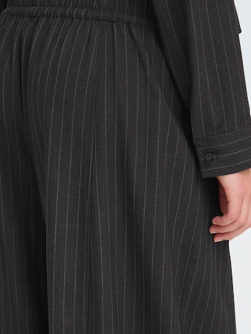 ICHI Loose fit Pants 'IXTRINE' in Grey