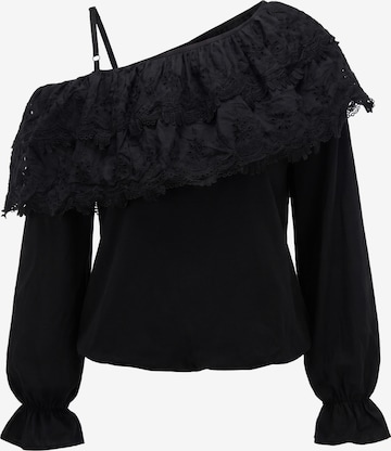 usha BLACK LABEL Blouse in Black: front