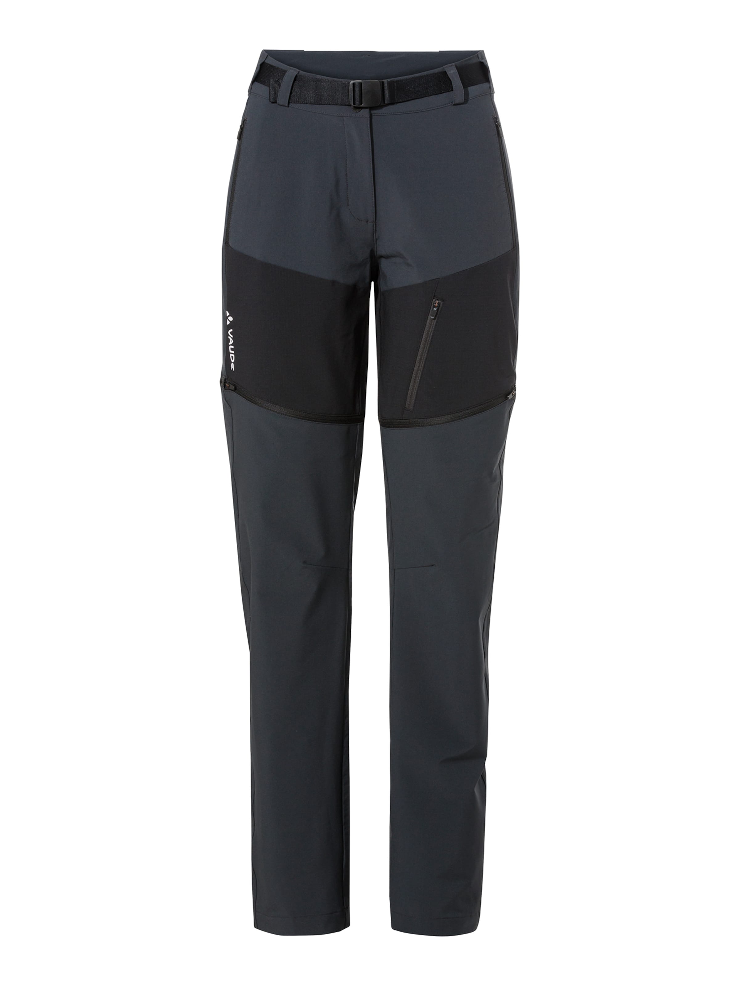 VAUDE Regular Outdoorhose 'Elope' in Schwarz: Vorderseite