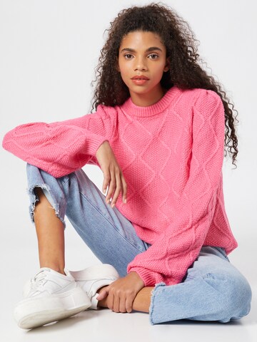 Missguided Sweater 'DIAMOND' in Pink